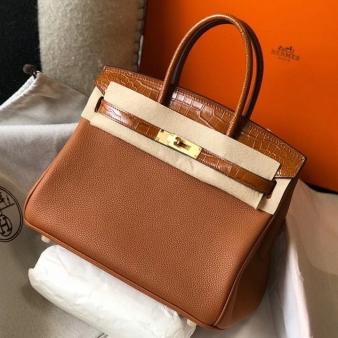 Hermes Birkin 30cm Limited Edition Gold Touch Bag