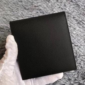 Hermes Black MC² Compact Copernic Wallet