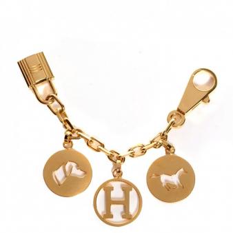 Hermes Breloque Bag Charm Gold