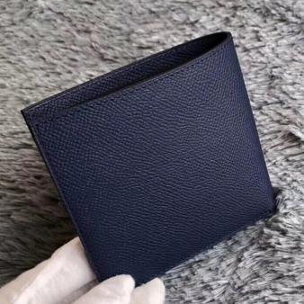 Hermes Dark Blue MC² Copernic Compact Wallet