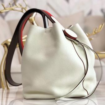 Hermes Licol 17cm Bag in White Evercolor Calfskin