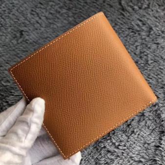 Hermes MC² Copernic Compact Wallet in Brown