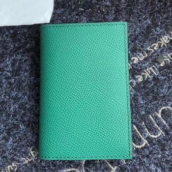 Hermes MC² Euclide Card Holder in Epsom Leather Green