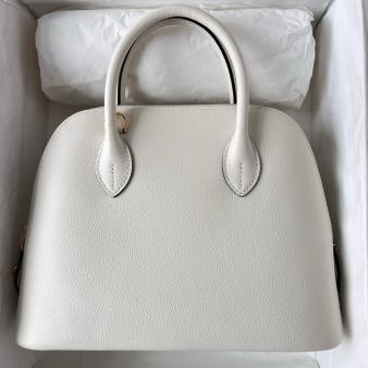 Hermes Nata Evercolor Calfskin Bolide 1923 25 Handmade Bag